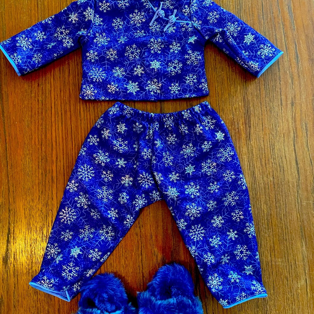 American Girl Snowflake Pajamas